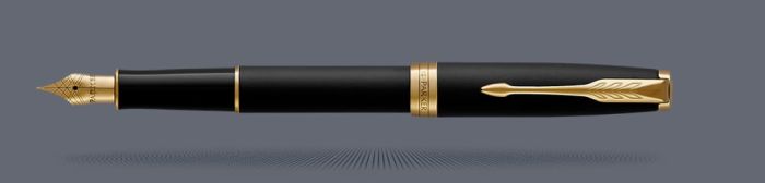 Pióro wieczne Parker Sonnet Core Czarny Mat GT | Stalówka F - 1931516