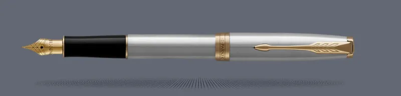 Pióro wieczne Parker Sonnet Core Satynowa Stal GT | Stalówka M - 1931505