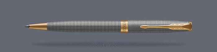 Długopis Parker Sonnet Premium Chiselled Silver GT - 1931492