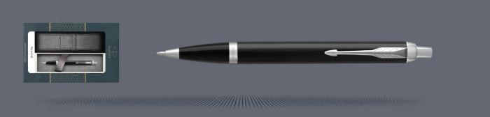 Zestaw Długopis Parker IM Core Czarny CT + Etui Kolor - 1931665