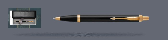 Zestaw Długopis Parker IM Core Czarny GT + Etui Kolor - 1931666