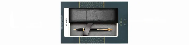 Zestaw Długopis Parker IM Core Czarny GT + Etui Kolor - 1931666