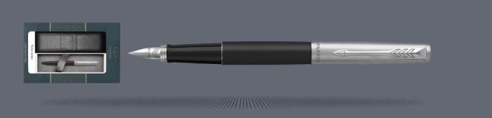 Zestaw Pióro wieczne Parker Jotter Core Bond Street Czarny CT + Etui Skóra Kolor | Stalówka M - 2030947