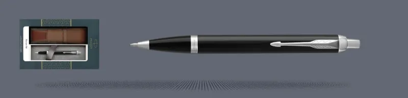 Zestaw Długopis Parker IM Core Czarny CT + Etui Kolor - 1931665