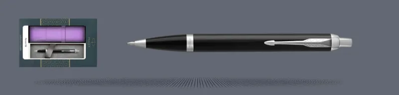 Zestaw Długopis Parker IM Core Czarny CT + Etui Kolor - 1931665