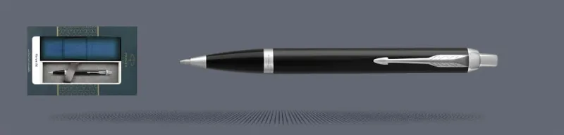 Zestaw Długopis Parker IM Core Czarny CT + Etui Kolor - 1931665