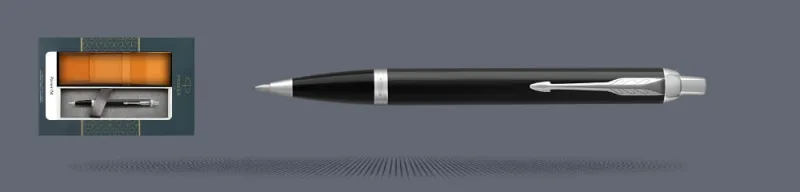 Zestaw Długopis Parker IM Core Czarny CT + Etui Kolor - 1931665