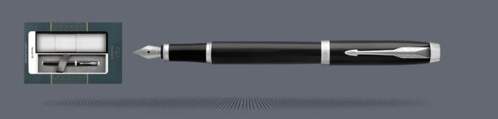 Zestaw Pióro wieczne Parker IM Core Czarny CT + Etui Kolor | Stalówka F - 1931644