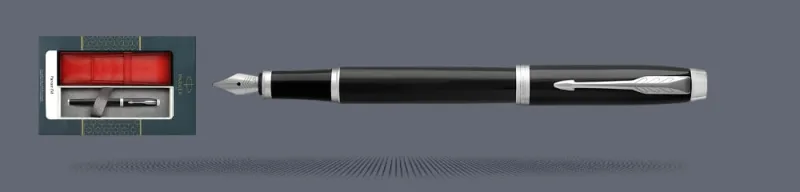 Zestaw Pióro wieczne Parker IM Core Czarny CT + Etui Kolor | Stalówka F - 1931644