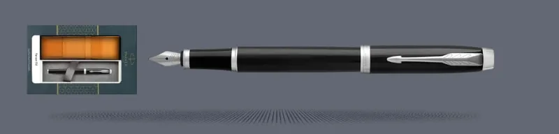 Zestaw Pióro wieczne Parker IM Core Czarny CT + Etui Kolor | Stalówka F - 1931644