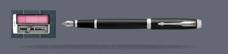 Zestaw Pióro wieczne Parker IM Core Czarny CT + Etui Kolor | Stalówka F - 1931644