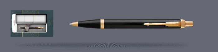 Zestaw Długopis Parker IM Core Czarny GT + Etui Kolor - 1931666