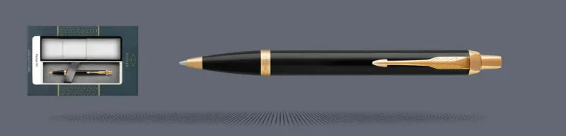 Zestaw Długopis Parker IM Core Czarny GT + Etui Kolor - 1931666