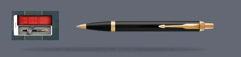 Zestaw Długopis Parker IM Core Czarny GT + Etui Kolor - 1931666