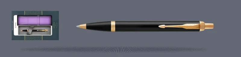 Zestaw Długopis Parker IM Core Czarny GT + Etui Kolor - 1931666