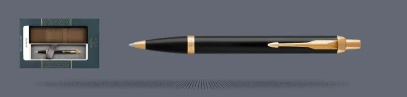 Zestaw Długopis Parker IM Core Czarny GT + Etui Kolor - 1931666