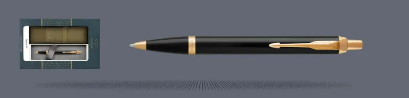 Zestaw Długopis Parker IM Core Czarny GT + Etui Kolor - 1931666