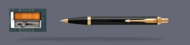 Zestaw Długopis Parker IM Core Czarny GT + Etui Kolor - 1931666