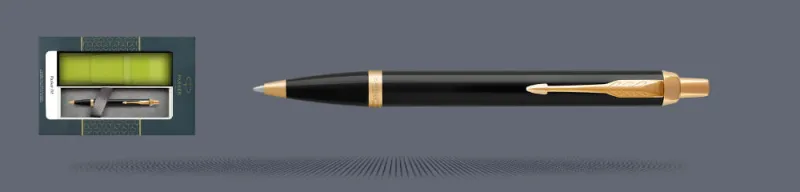 Zestaw Długopis Parker IM Core Czarny GT + Etui Kolor - 1931666