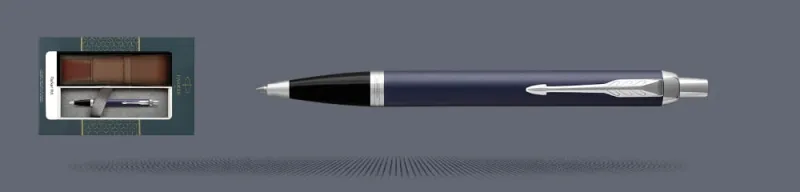 Zestaw Długopis Parker IM Core Niebieski Mat CT + Etui Kolor - 1931668