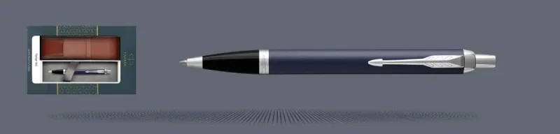 Zestaw Długopis Parker IM Core Niebieski Mat CT + Etui Kolor - 1931668