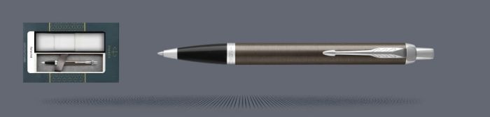 Zestaw Długopis Parker IM Core Dark Espresso CT + Etui Kolor - 1931671