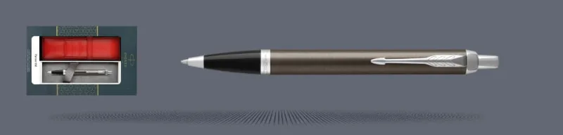 Zestaw Długopis Parker IM Core Dark Espresso CT + Etui Kolor - 1931671