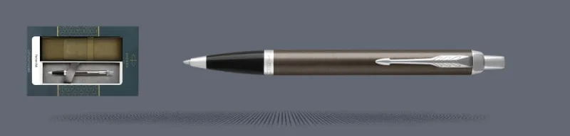 Zestaw Długopis Parker IM Core Dark Espresso CT + Etui Kolor - 1931671