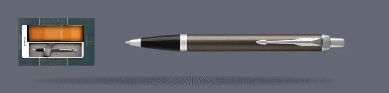 Zestaw Długopis Parker IM Core Dark Espresso CT + Etui Kolor - 1931671