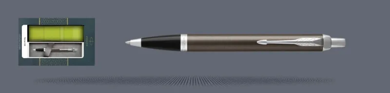Zestaw Długopis Parker IM Core Dark Espresso CT + Etui Kolor - 1931671