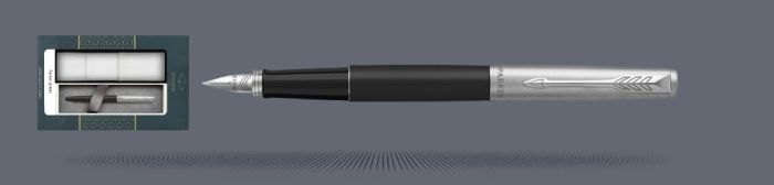 Zestaw Pióro wieczne Parker Jotter Core Bond Street Czarny CT + Etui Skóra Kolor | Stalówka M - 2030947