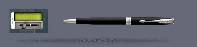 Zestaw Długopis Parker Sonnet Core Czarny Mat CT + Etui Kolor - 1931524