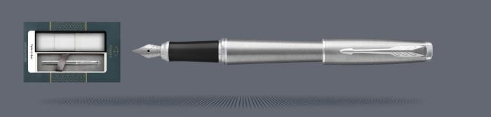 Zestaw Pióro wieczne Parker Urban Core Stalowy CT + Etui Kolor | Stalówka M - 1931605