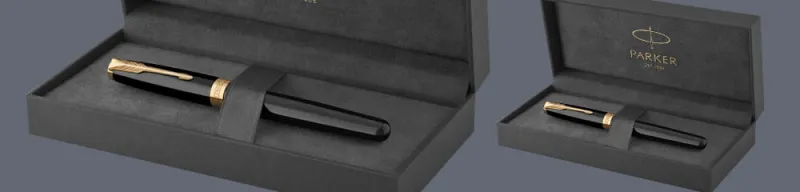 Pióro kulkowe Parker Sonnet Core Czarny Lakier GT | Standardowa Sekcja - 1931496 + BOX Premium