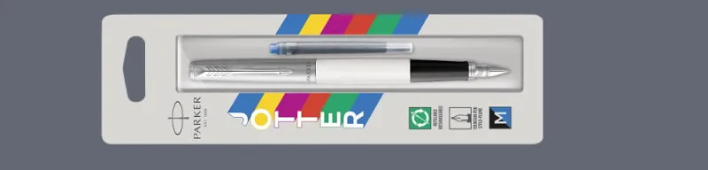 Pióro wieczne Parker Jotter Originals Biały CT na blistrze | Stalówka M - 2096871
