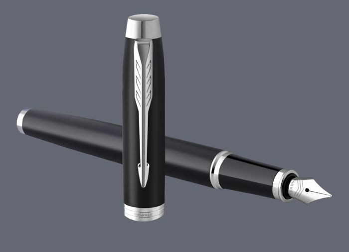 Zestaw Pióro wieczne + Długopis Parker IM Essential Czarny Mat CT + Box Premium