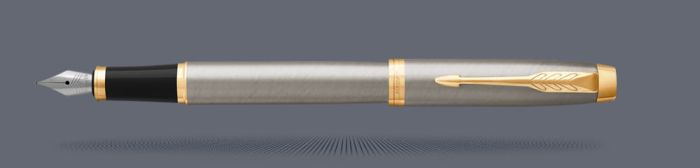 Zestaw Pióro wieczne Parker IM Core Brushed Metal GT + Premium Box