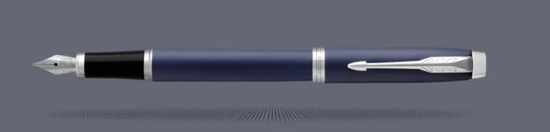 Zestaw Pióro wieczne + Długopis Parker IM Core Niebieski Mat CT + Premium Box