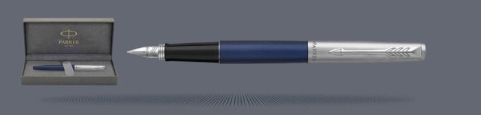 Zestaw Pióro wieczne Parker Jotter Core Królewski Granat CT + Premium Box | Stalówka M - 2030950