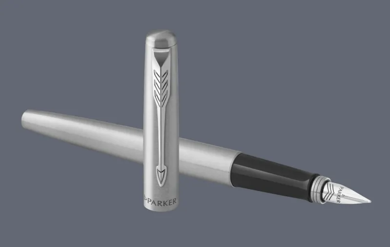 Pióro wieczne Parker Jotter Core Błyszcząca Stal CT | Stalówka M - 2030946