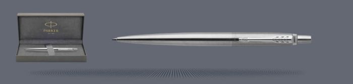 Zestaw Długopis Parker Jotter Core Błyszcząca Stal CT + Premium Box - 1953170
