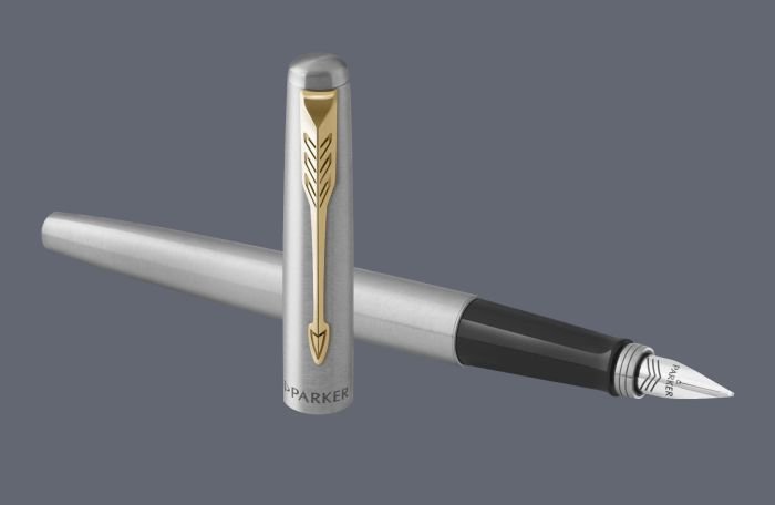 Pióro wieczne Parker Jotter Core Błyszcząca Stal GT | Stalówka M - 2030948