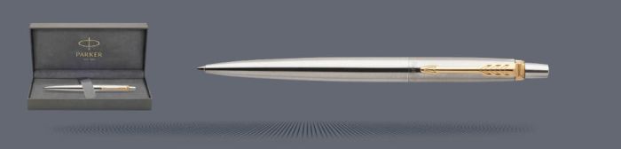 Zestaw Długopis Parker Jotter Core Błyszcząca Stal GT + Premium Box - 1953182