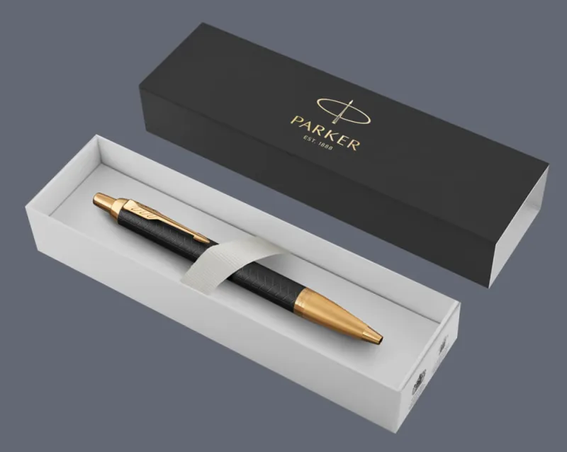 Długopis Parker IM Premium Royal Czarny GT - 1931667 + BOX Standard
