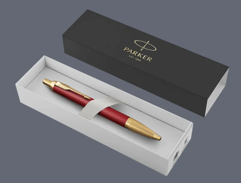 Długopis Parker IM Premium Royal Czerwony GT - 2143644 + BOX Standard