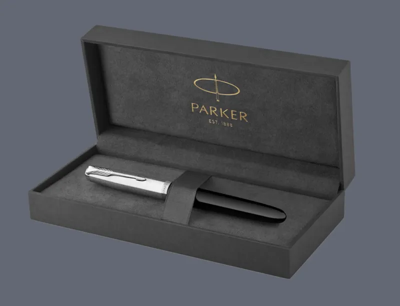 Pióro wieczne Parker 51 Czarny CT | Stalówka F - 2123491 + BOX Premium