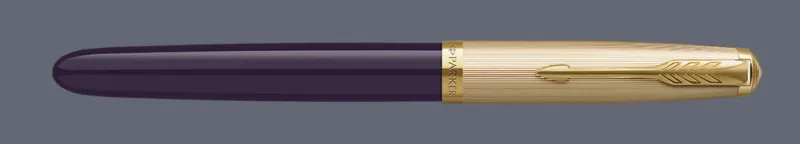 Pióro wieczne Parker 51 Deluxe Plum GT | Stalówka F/18k - 2123516