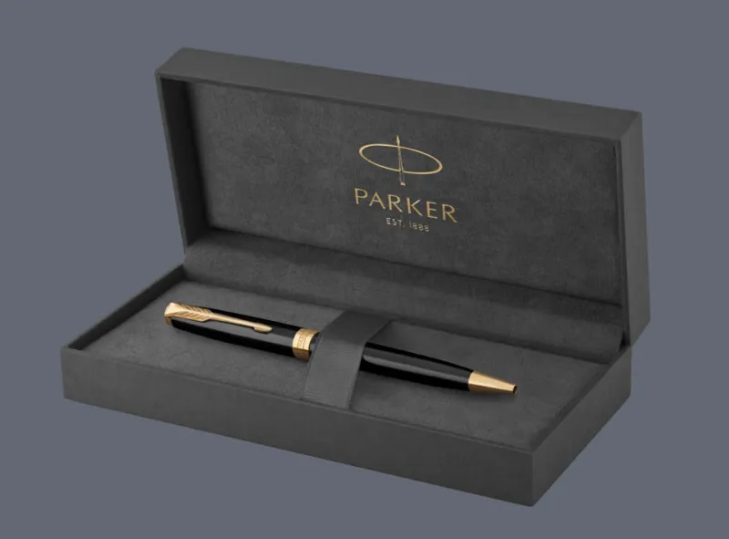 Długopis Parker Sonnet Core Czarny Lakier GT - 1931497 + BOX Premium