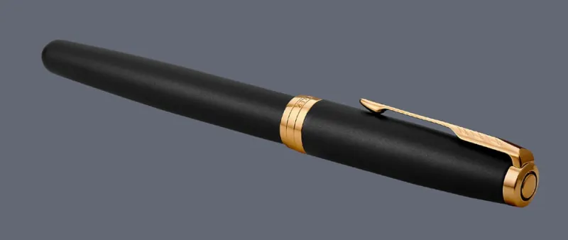 Pióro wieczne Parker Sonnet Core Czarny Mat GT | Stalówka F - 1931516