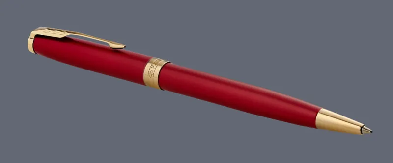 Długopis Parker Sonnet Core Czerwony Satynowy Lakier GT